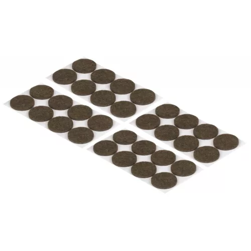Filc alátétek 30 mm öntapadós barna 32 db