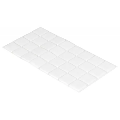 Filc alátétek 20×20 mm öntapadós fehér 32 db