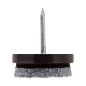 Filc csúszótalp szeggel 24 mm barna 8 db