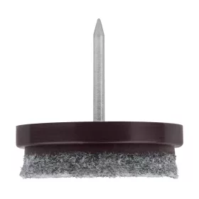 Filc csúszótalp szeggel 28 mm barna 8 db