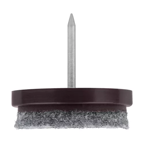 Filc csúszótalp szeggel 28 mm barna 8 db