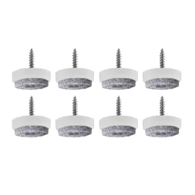 Filc csúszótalp csavarral 24 mm fehér 8 db