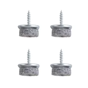 Filc csúszótalp csavarral 24 mm szürke 4 db