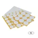 Filc alátét készlet fehér 56 db