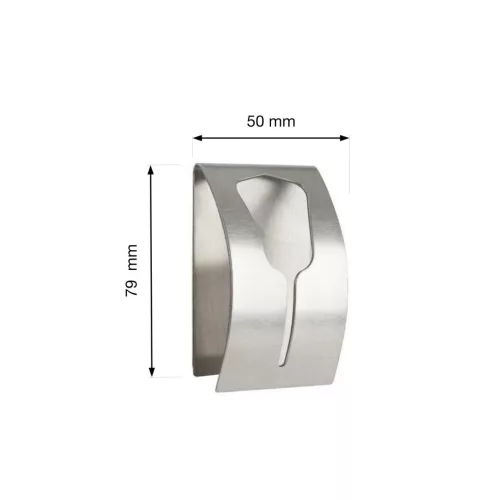 Öntapadós törölközőtartó rozsdamentes acél