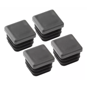 Dugó 25x25 mm műanyag fekete 4 db.