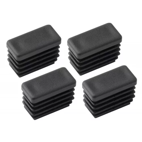 40x20 mm-es dugó műanyag fekete 4 db.
