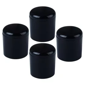 Kupak átmérő 16 mm műanyag fekete 4 db.