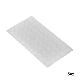 Ajtócsillapító 9 mm átmérőjű átlátszó 50 db.