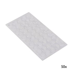 Ajtócsillapító átmérő 10mm átlátszó 50 db.