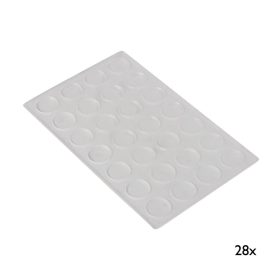 Ajtócsillapító 14 mm átmérőjű átlátszó 28 db.