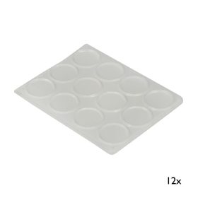 Ajtócsillapító 18 mm átmérőjű átlátszó 12 db.
