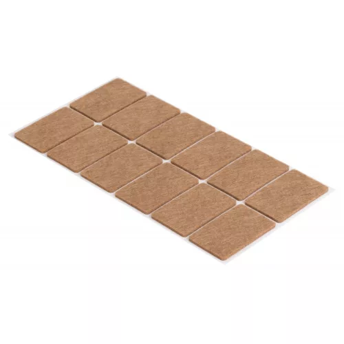 Filc alátétek 35×55 mm öntapadós barna 12 db