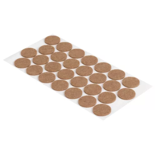 Filc alátétek 28 mm öntapadós barna 28 db