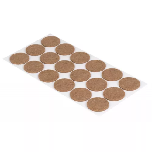 Filc alátétek 35 mm öntapadós barna 18 db