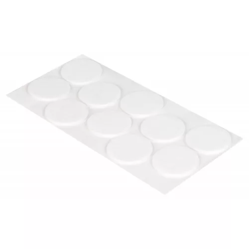 Filc alátétek 45 mm öntapadós fehér 10 db