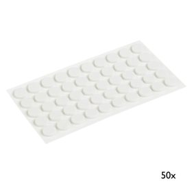   Ajtócsillapító 10 mm átmérőjű öntapadós fehér 50 db.