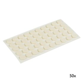   Ajtócsillapító 10 mm átmérőjű öntapadós bézs 50 db.