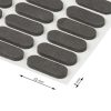 Ajtócsillapító 22x8mm öntapadós fekete 30 db.