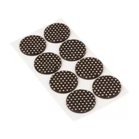   Filc alátétek csúszásgátló pöttyökkel 25 mm öntapadós barna 8 db