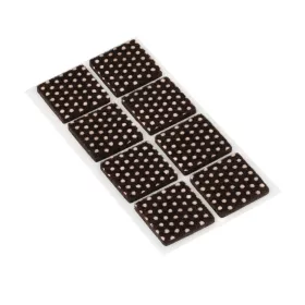   Filc alátétek csúszásgátló pöttyökkel 19×19 mm öntapadós barna 8 db