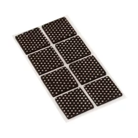   Filc alátétek csúszásgátló pöttyökkel 25×25 mm öntapadós barna 8 db