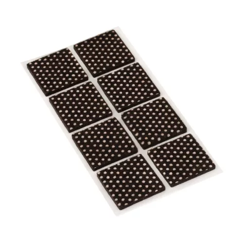 Filc alátétek csúszásgátló pöttyökkel 30×30 mm öntapadós barna 8 db