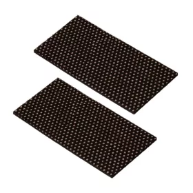   Filc lap csúszásgátló pöttyökkel 50×100 mm öntapadós barna