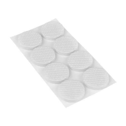 EVA csúszásgátló alátétek 30 mm öntapadós fehér 8 db