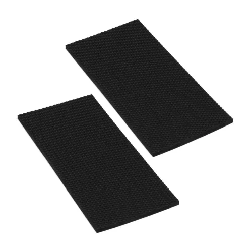 EVA csúszásgátló lap kivágat 100×200 mm öntapadós fekete 2 db