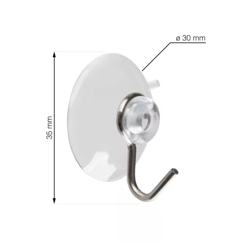 Tapadóhorog átmérő 30 mm 6 db.