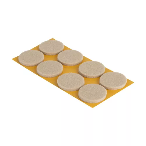 Filc alátétek 28 mm öntapadós bézs 8 db