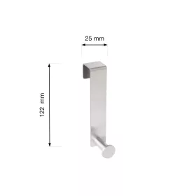 Ajtóakasztó 20 mm-es felfüggesztés rozsdamentes acél