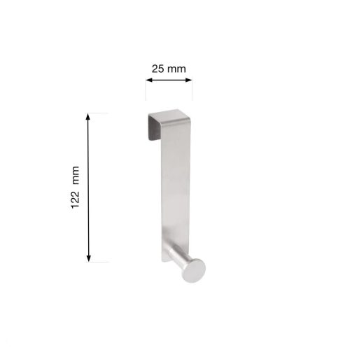 Ajtóakasztó 20 mm-es felfüggesztés rozsdamentes acél