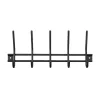 Ruhatartó 5 akasztóval matt fekete