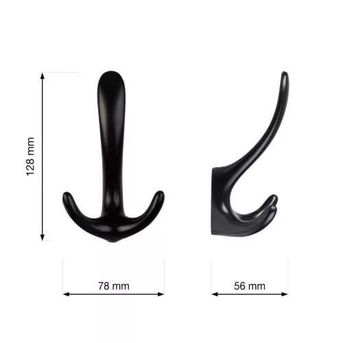 Trillo kabáttartó fekete