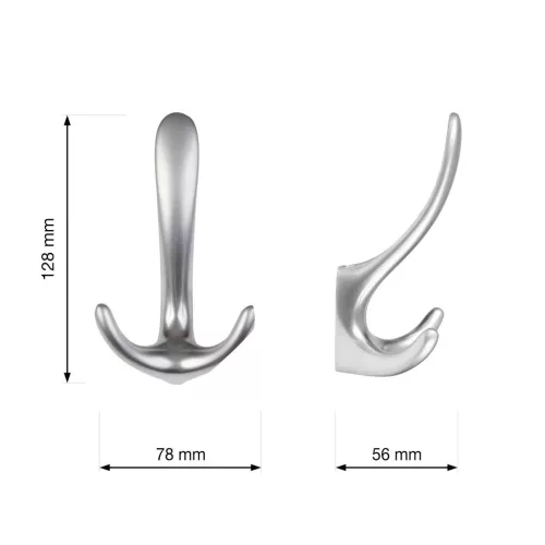 Trillo kabáttartó matt króm