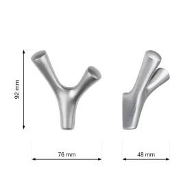 Amioso II kabáttartó matt króm