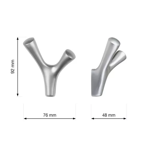Amioso II kabáttartó matt króm