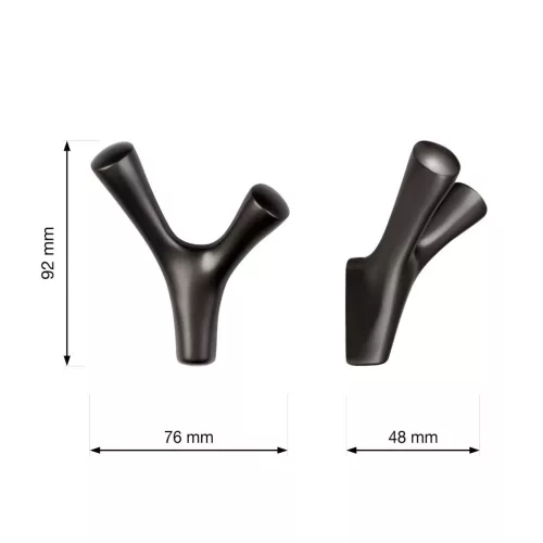 Amioso II kabáttartó antracit