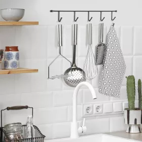 Ruhatartó 5 akasztóval fekete