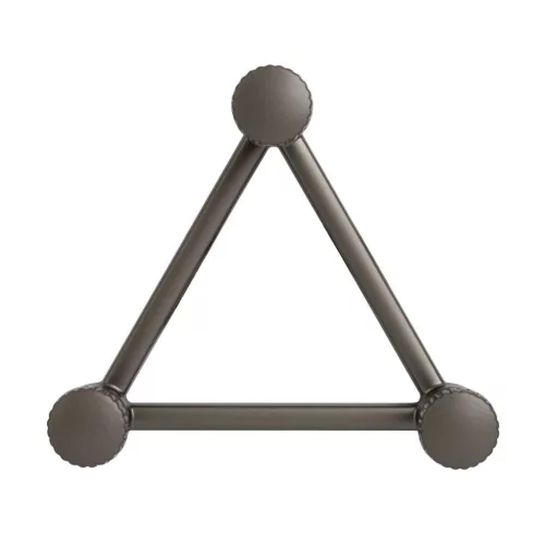 Háromszög alakú kabáttartó antracit