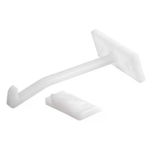 79 mm hosszú gyerekzár műanyag fehér 2 db.