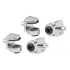 Üveg polctartó átmérő 5mm 4-8mm nikkelezett 4 db.