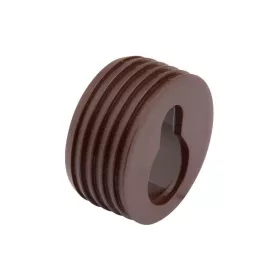   Szekrényfelakasztáshoz való szerelvény átmérő 20x10mm műanyag barna