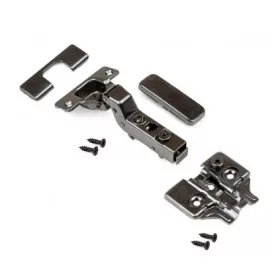   Fogantyú nélküli ajtónyitó rendszer Nyomásra nyitó mágnes 120 mm szürke