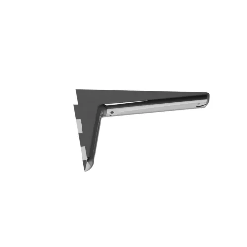 Műanyag konzol 170x115mm teherbírás 25 kg króm