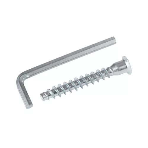 Összekötő csavar konfirmáció 7x50mm + fogantyú 20 db.