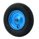 Felfújható kerék átmérő 400 mm tengelyátmérő 12 mm kék teherbírás 150 kg
