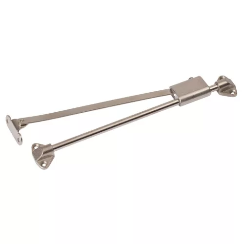 Nikkelezett csuklós ajtófék